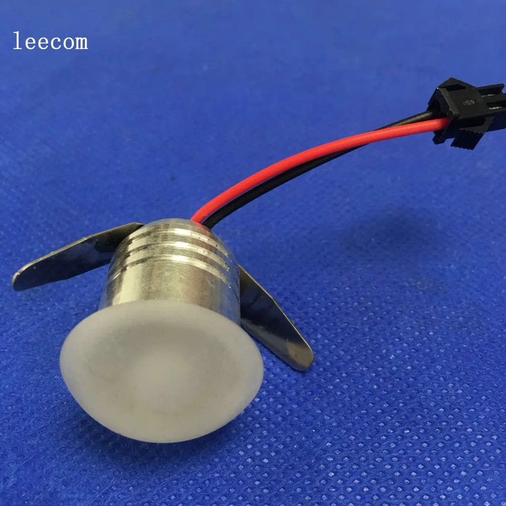 

20PCS LED Mini Cabinet Downlight 3W diameter 26mm DC12V white Frame Recessed Ceiling No Flicker Spot Lights For Home
