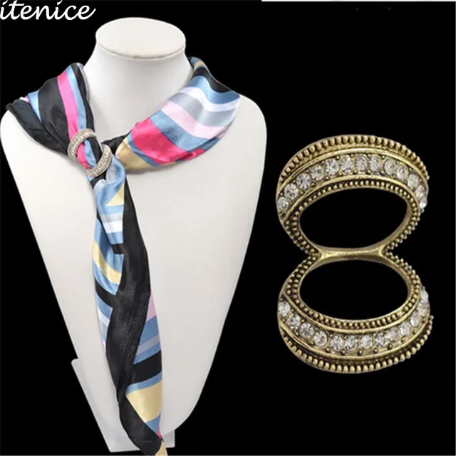 Stewardess Scarf Buckle Brooch Classic Decoration Luxurious Korean New Fashion S Stewardess Scarf Buckle Brooch Classic Decoration Luxurious Korean New Fashion S