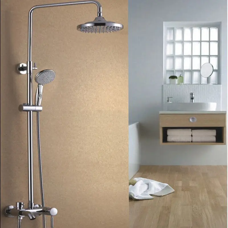 Groothandel En Retail Luxe Moderne 8 "Chrome Rain Douchekraan Bad