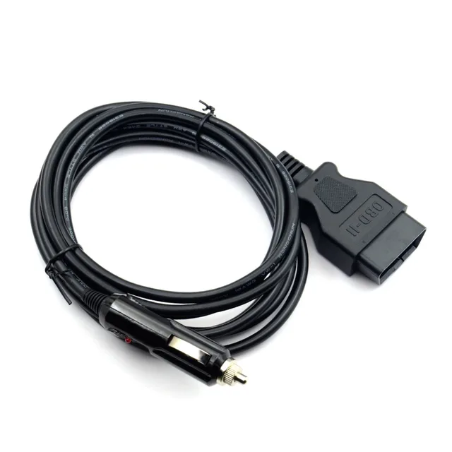 OBD2 II Emergency Cable 12V Memory Saver Adapter with EC5 Socket Memory Saver(3Meter) ECU Interface Connector for Vehicle 5
