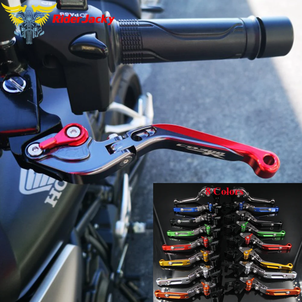 Для Honda CB300R CB 300R 2019 красный + титановый CNC регулируемый складной выдвижной рычаг