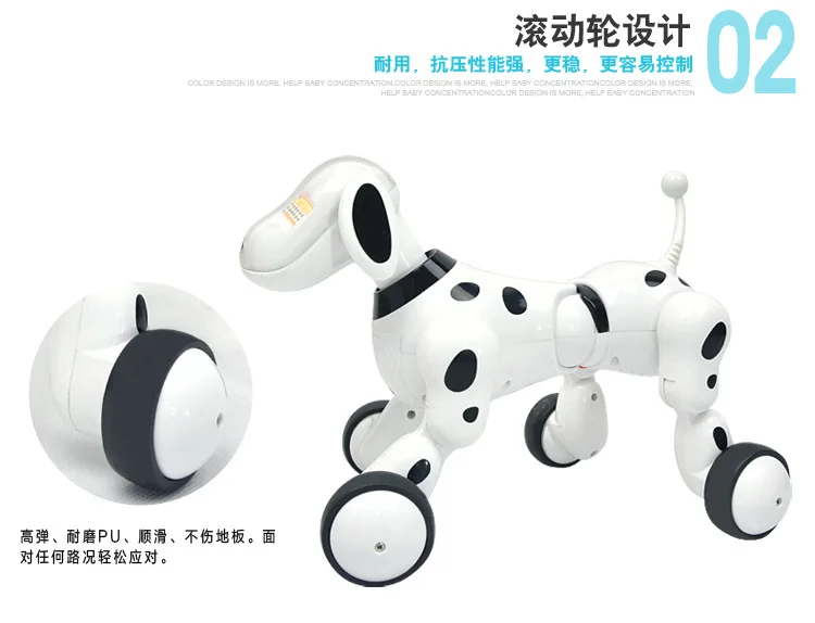 Birthday Christmas Gift RC walking dog 2.4G Wireless Remote Control Smart Dog Electronic Pet Educational Children's Toy Robot Dog (2)
