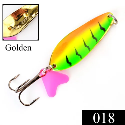 FTK 1pc Fishing Lure Double Spoon Lure With Treble Hook 18g 28g 30g Carp  Spinner Bait Metal Jigging Hard Bait For Pike Fishing - AliExpress