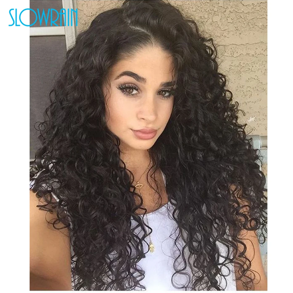 

Brazilian Kinky Curly Lace Front Human Hair wigs High Quality Afro American Kinky Curly Unprocessed Virgin Human Hair Lace Wigs