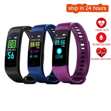 K26 Цвет Экран спортивный браслет на запястье браслет сердечного ритма крови Давление кислорода Фитнес трекер для huawei Ascend P9 P10 плюс