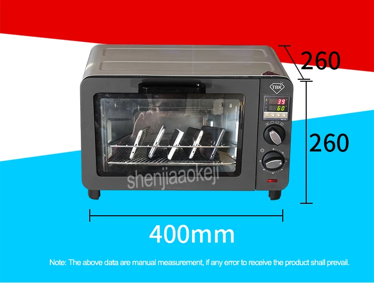 TBK-230 в/220 В 110 мини электрическое отопление удар воздуха жаровня ЖК дисплей экран духовка машина для samsung iPhone мобильный телефон ремонт