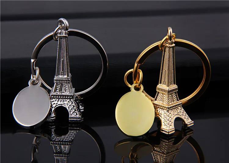 

100 pcs creative wedding souvenirs mini Eiffel Tower keychain for the guests tailor-made wedding gifts