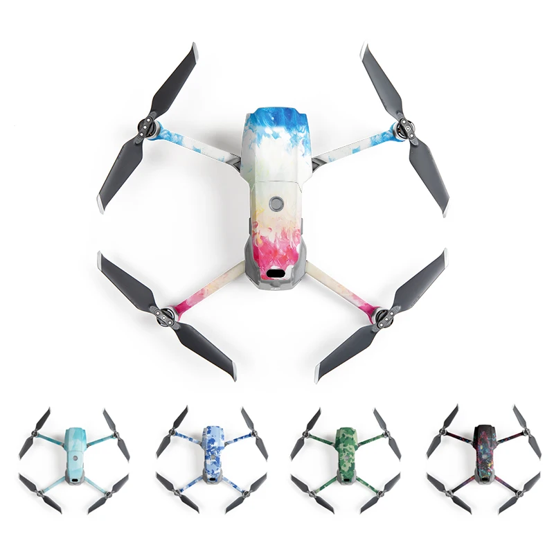 Наклейка в виде акулы для дрона DJI Mavic 2 5 цветов|Наклейки на камеру дрона| |
