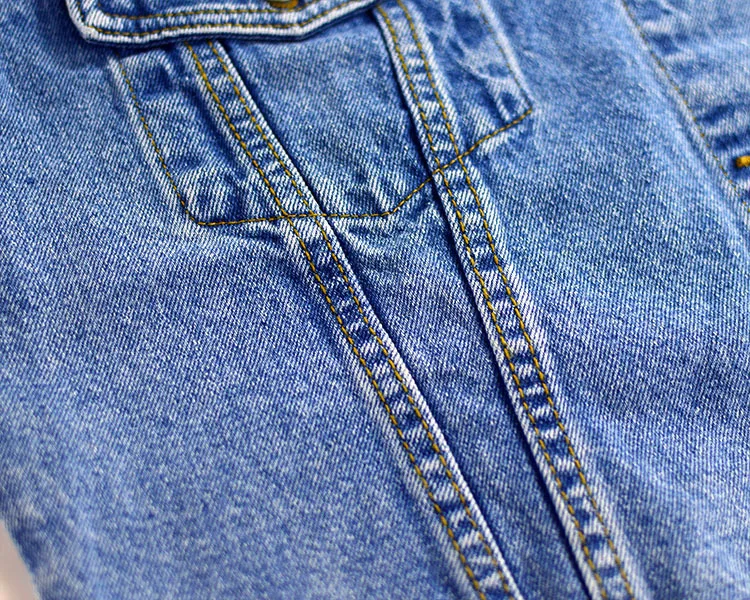 Aisiyipushi стиль бойфренда обрезанная джинсовая куртка женская летняя синяя джинсовая куртка с длинным рукавом Женские куртки пальто для весны