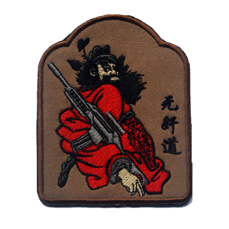 

Zhong Kui ChungKuel God Catch Devil Patch Morale Tactical Patches Hook & Loop Embroidery Badge Military Army Armband Badge