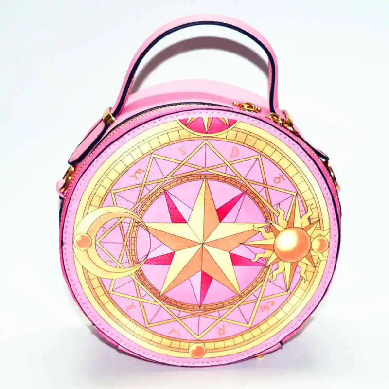 

Cartoon Sailor Moon Card Captor Sakura Handbag Girls Cute Cosplay CardCaptor Sakura Women Wash Pouch Travel Toiletry Storage Bag