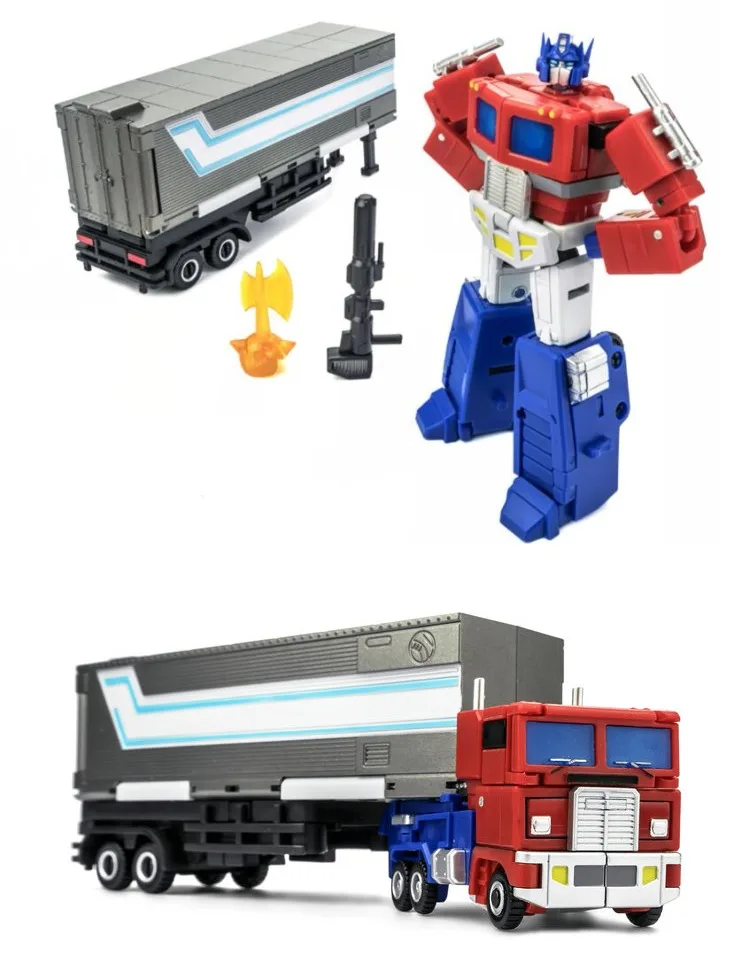

Robot Toys Transformation 3th Parts X34 Dark X34B Leader OP Small Size PVC Action Figure Collection Kids Gift 10cm 2 Colors