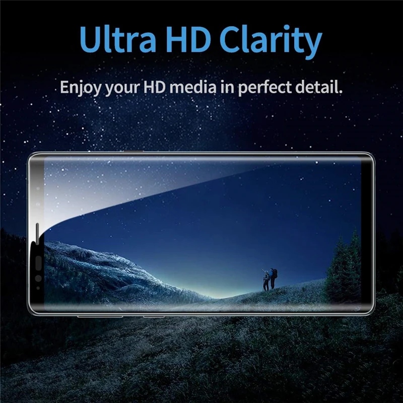 Akcoo 20D полное покрытие из закаленного стекла для samsung Galaxy S8 9 7 Plus Note 8 edge Защитная