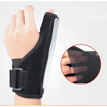 

1pc Sports Wrist Support Metal Breathable Useful Splint Sprains Arthritis Band Belt Carpal Tunnel Hand Wrist Support Brace Solid
