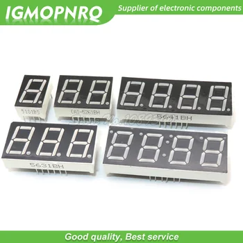 

5pcs 0.56 inch Digital tube 1 Bit/2 Bit/3 Bit/4 Bit/4 Bit time Red LED display Common Cathode / Anode Digital 0.56 inch led