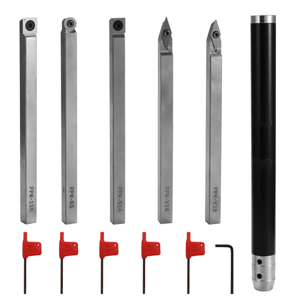 

Alloy Steel Lathe Wood Turning Tools Lathe Cutter Tool Carbide Insert Wrench Cutter Tools Aluminum Alloy Handle Woodworking Tool