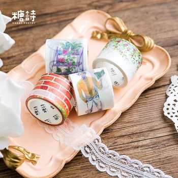 

1pc Warming Series Decorative Washi Tape DIY Scrapbooking Masking Tape School Office Supplies