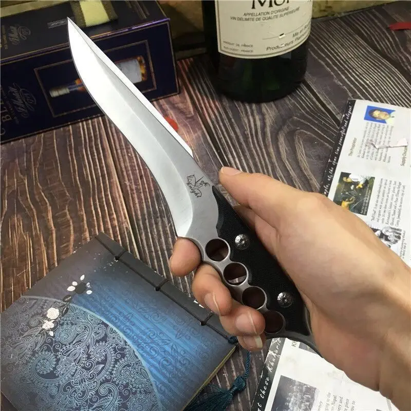 Military Tactical Knife Outdoor Practical Hunting Camping Tanto Rescue Fixed Blade Knives Combat self defense Defensive Knifes
