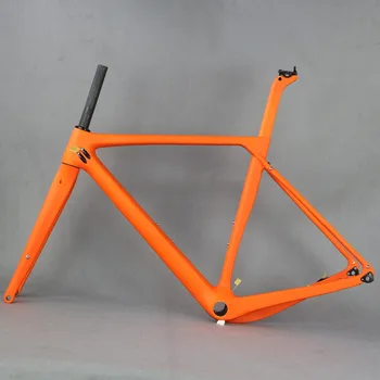 Marco de bicicleta de grava de fibra de carbono 2019 GR030, marco de grava de bicicleta deirect de fábrica, Marco pintura personalizada, grava gigante