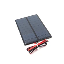 1 шт. x 5 в 250мА с 30 см удлинительной проволокой панели солнечных батарей поликристаллического кремния DIY зарядное устройство маленький мини солнечная батарея кабель игрушка