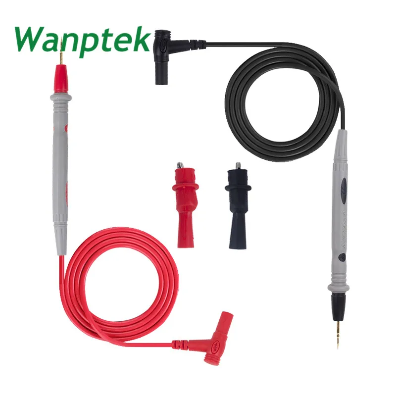 

wanptek Alligator Clips Multimeter Test Leads Clamp Insulated Crocodile Cables for Multimeter Pen Test Leads Alligator Clip
