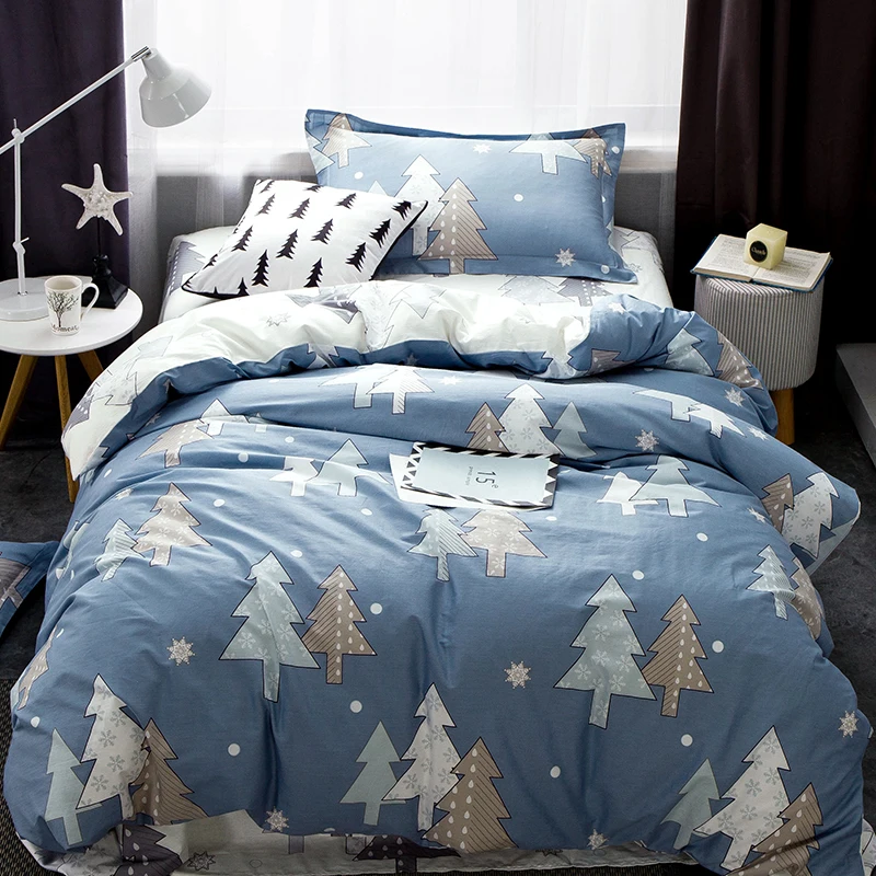 IvaRose nuevo Juego de Cama de algodón suave 3 piezas sábanas piezas de Cama plana funda de almohada Juego de Cama ropa de Cama funda de edredón de hoja conjunto de tamaño doble IvaRose nuevo Juego de Cama de algodón suave 3 piezas sábanas piezas de Cama plana funda de almohada Juego de Cama ropa de Cama funda de edredón de hoja conjunto de tamaño doble