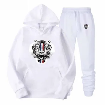 

Tiger head male fall/winter 2019 black casual hoodie crew neck sweatshirt men's sport casual hoodie size m-3xl