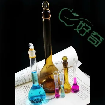 

free shipping 100 ml Volumetric Flask dark brown flask