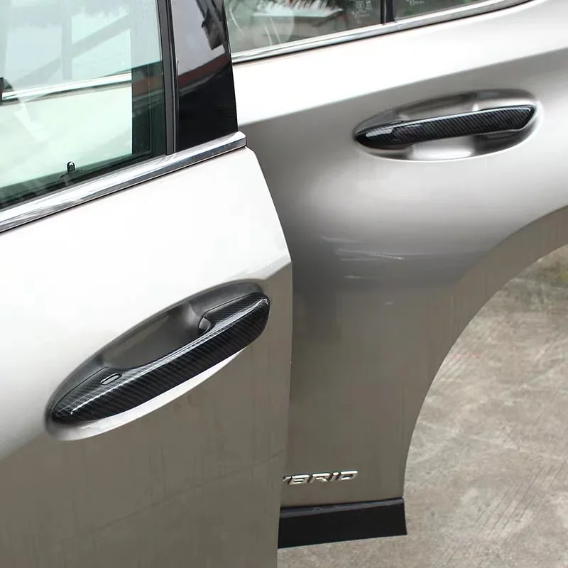 

Carbon ABS Door Handle Decorative Cover Trim Accessories 4Pcs/Set Sticker For Lexus UX200 250H 260H 2019 2020