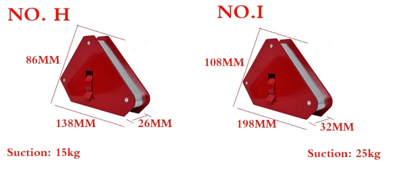 Electric welding iron suction welding magnet Neodymium Magnetic Clamp Holder 30LBS 55LBS With Switch