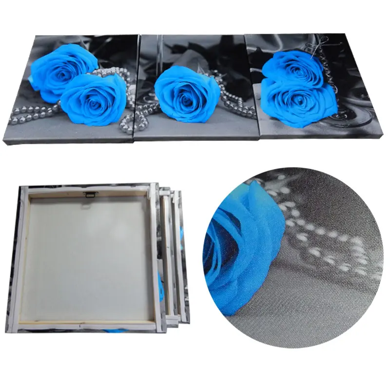 Home-Decor-Canvas-Wall-Art-Painting-Blue-Rose-Wall-Pictures-for-Living-Room-Flower-Canvas-Prints