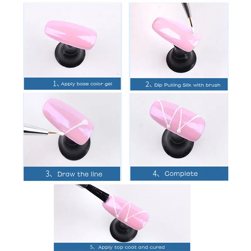 Lghzlink гель для рисования паук DIY 3D моделирующий легко наносится дизайн ногтей