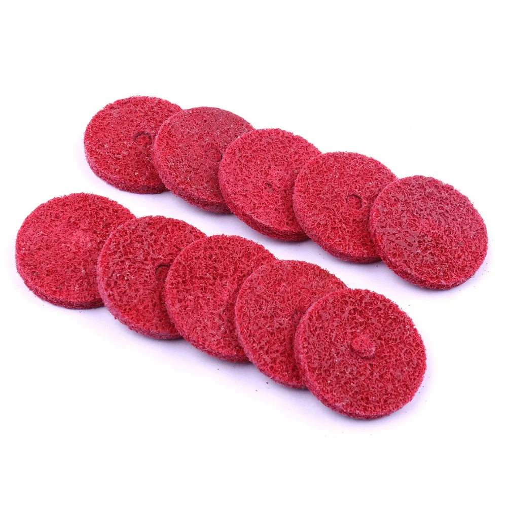 

New 10Pcs/Lot Wood Plastic Metal Polishing Slice Rotary Tools Grit 180/240/320# Nylon Fiber Deburring and Cleaning Rotary Tools