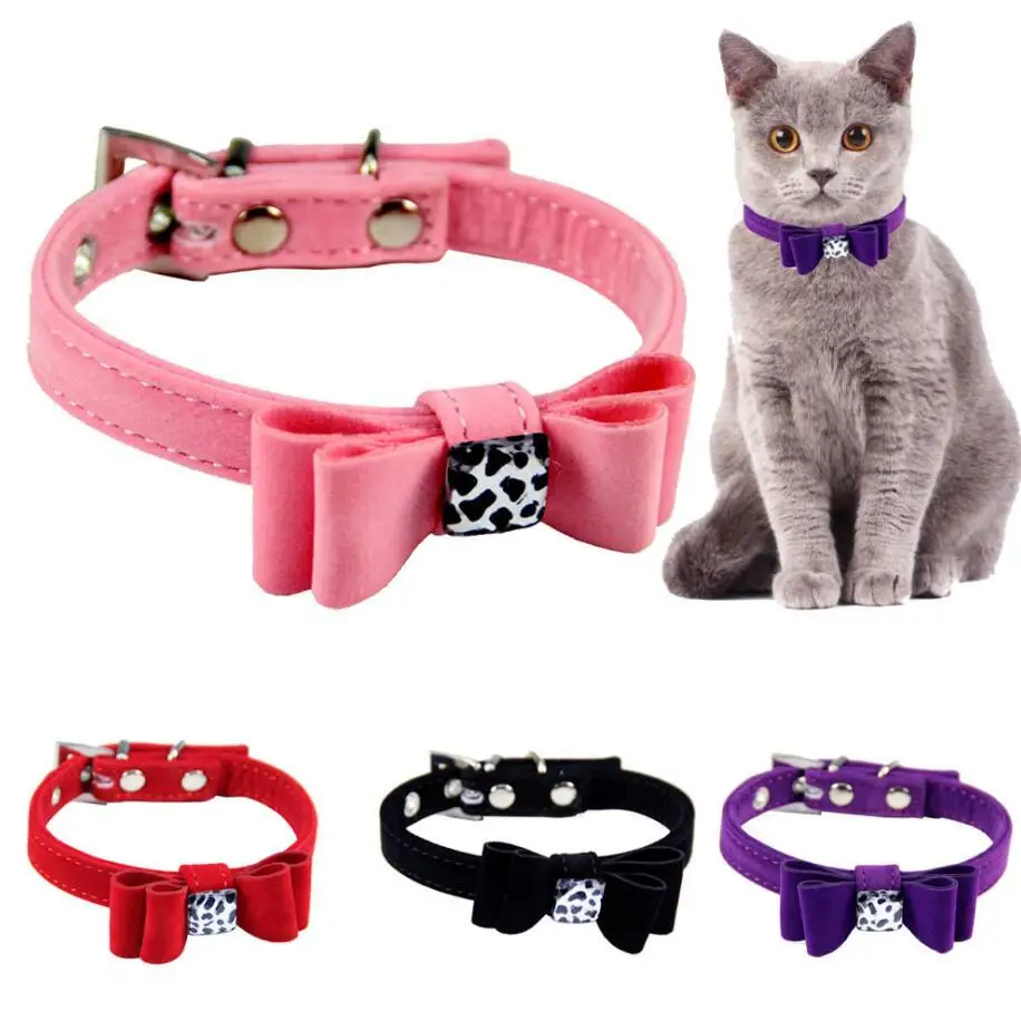

Adjustable Dog Collars Pet Solid Soft Colorful Collars For Small Medium Dogs Neck Strap Adjustable Safe Puppy Kitten Cats Collar