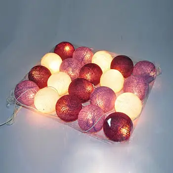 

20-LED Led Lights Decoration Christmas Decoration Lights,Led Fairy Lights Cotton Balls String Wedding Decoration Party Lights