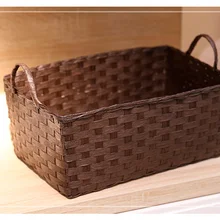 Многофункциональные столовые приборы бумажная веревка корзина игрушечная коробка настольные корзины для домашних запасов