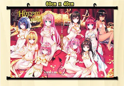 Бесплатная доставка Настенная прокрутка постер аниме A0151 LOVE Ru Темный домашний