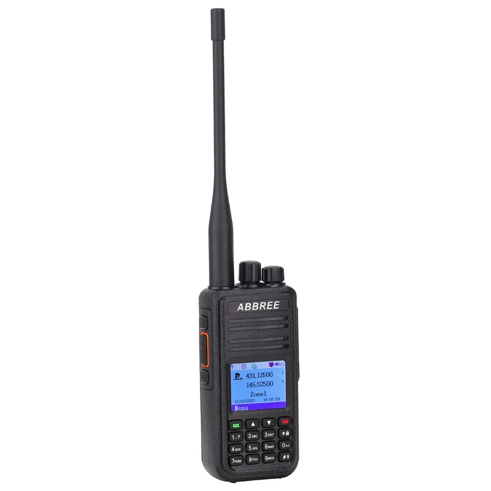 ABBREE AR UV380 (GPS) DMR цифровая/аналоговая рация VHF UHF Двухдиапазонная с двумя временными