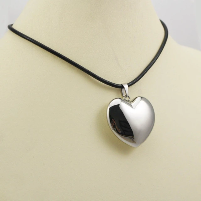 Black cord 2024 necklace with charm
