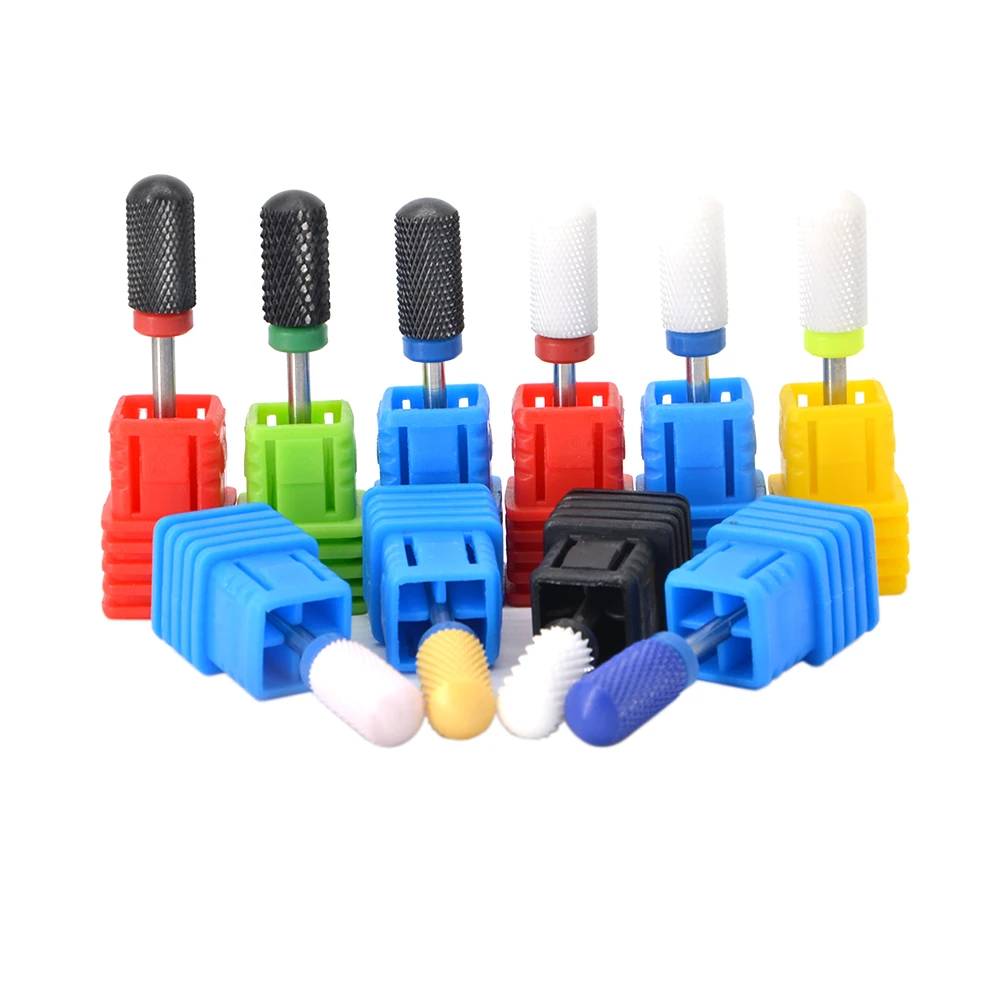 

2.35 Ceramic Nail Drill Bits Manicure Machine Accessories Rotary Electric Nail Files Manicure Cutter Nail Tools