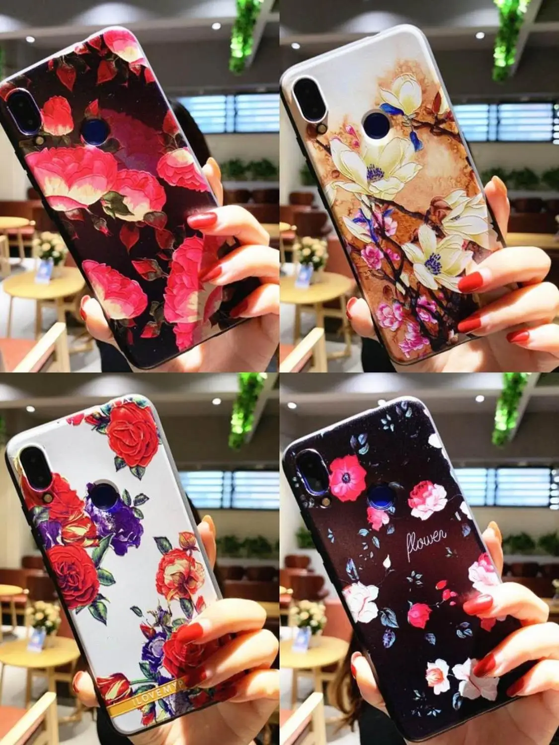 

For Xiaomi redmi 7A Case 15 color 3D pattern New design Soft TPU Silicone cover case for Xiaomi redmi 7A Phone case #VA