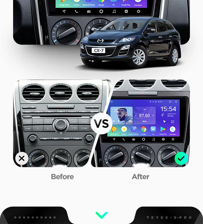 Cheap TEYES SPRO Car Radio Multimedia no 2 din android Video Player Navigation GPS For Mazda Cx-7 cx7 cx 7 2008-2015 7