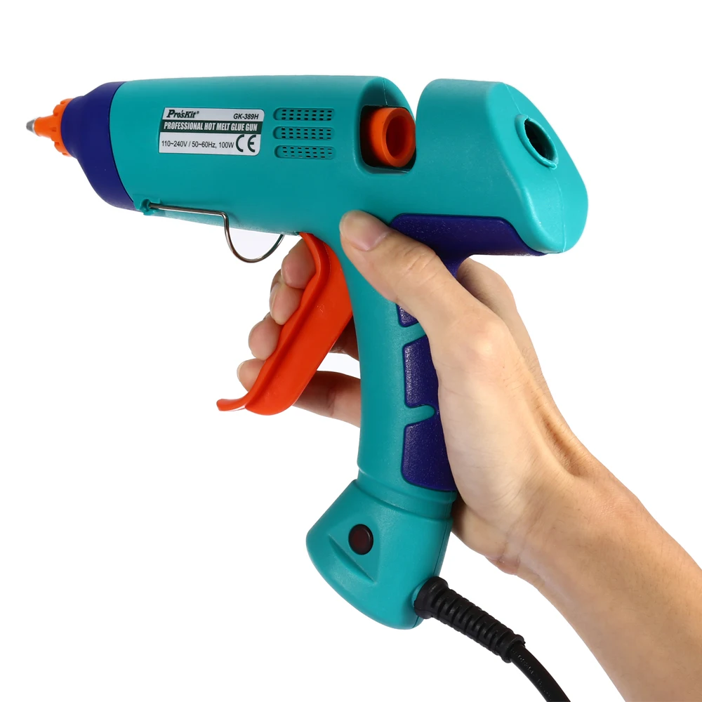 100W Hot Melt Glue Gun Heat Temperature Tool Industrial Gun Thermo