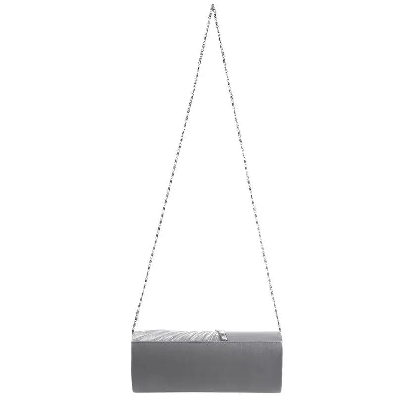 Ladies Diamond Ruffle Party Prom Bridal Evening Envelope Clutch Bag