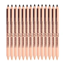 3 цвета, карандаш для макияжа, 10 г, двойная подводка для глаз, инструмент для глаз, натуральный TSLM1