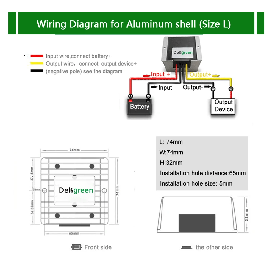 DC повышающий преобразователь 12 V to 19 V 1A 2A 3A 4A 5A 6A 8A 10A 15A 20A 25A широкий диапазон входного регулятор автомобильный преобразователь питания