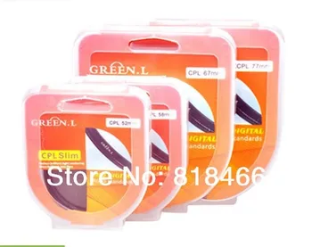 

52mm GREEN L CPL Circular Polarizing lens filter for for Nikon d5100 d5200 d5300 d3100 d3200 18-55, for Canon 50/1.8,