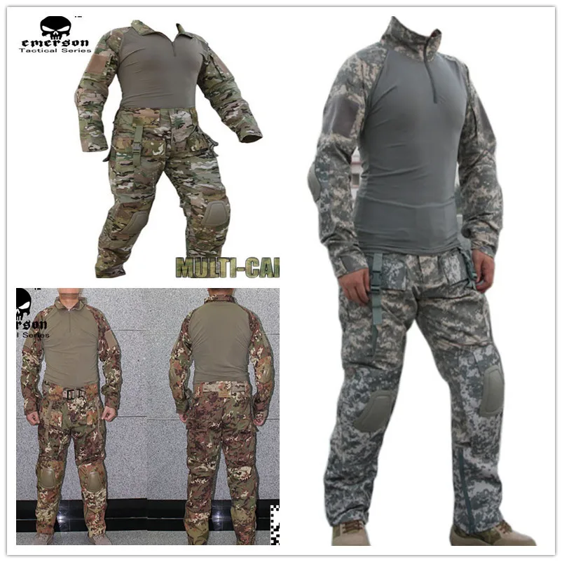 Combat army uniform EMERSON tactical frog suit shirt