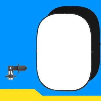 

Photography collapsible Background 150 * 200cm collapsible black and white background panel Photo Reflector Lighting CD50 A