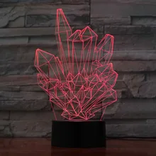 Creative 7 Colors Gradient Diamond Glass Ice Modeling Night Light 3D Led Touch Button Desk Lamp Atmosphere Home Decor Light Gift Creative 7 Colors Gradient Diamond Glass Ice Modeling Night Light 3D Led Touch Button Desk Lamp Atmosphere Home Decor Light Gift